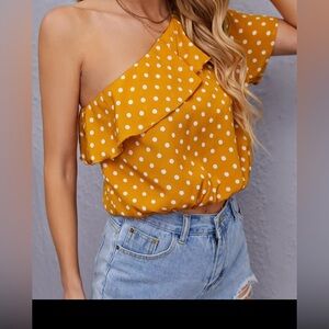 SHEIN size eu us M 38 6 laynew yellow fashion blouse